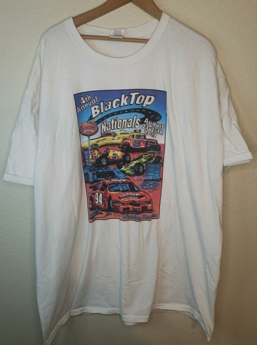 blacktop Nationals 2013 T-shirt Wichita Kansas 3XL racing Ford Hot Rod
